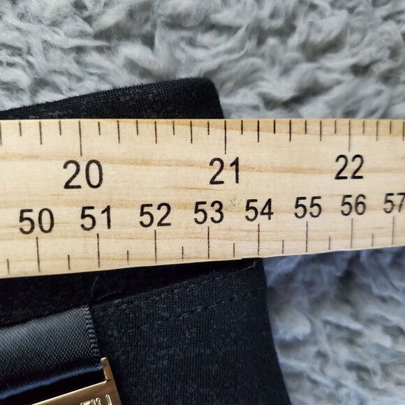 Calvin Klein Pants Womens 2X Black Tapered Rayon Blend Textured Pull-On Style - Picture 6 of 11